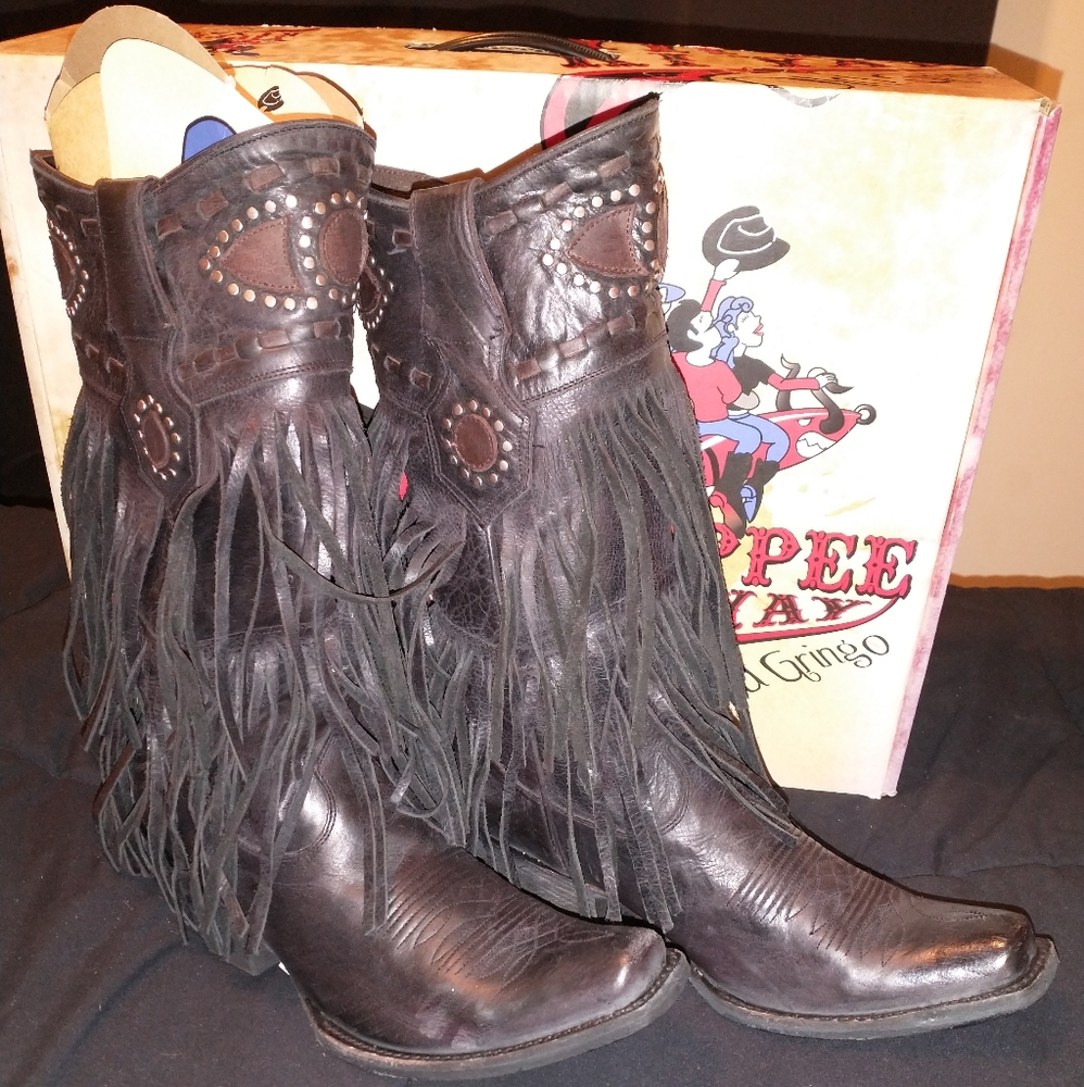 Old Gringo Yippee Ki Yay Boots Size 7 Leather